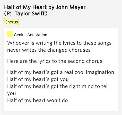 half of my heart lyrics